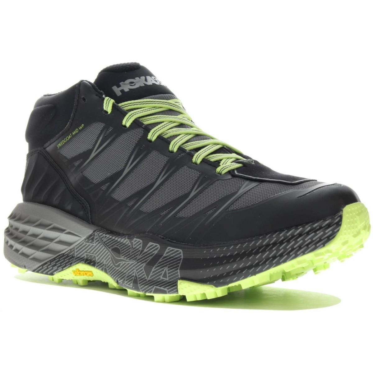 Men`s Hoka One One Speedgoat Mid Waterproof Trail Running Shoes Size 9-10