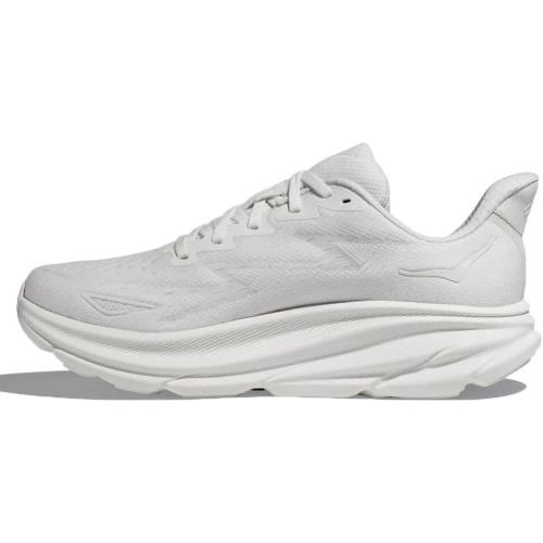 Hoka One One Clifton 9 1127896-WWH Sneakers Women`s White Running Shoes D281