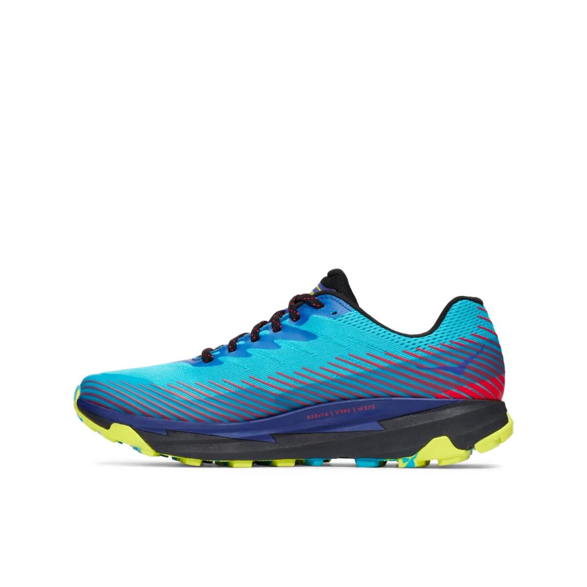 Hoka One One Torrent 2 1110496-SBBK Sneakers Men`s 11.5 Blue Running Shoes D256
