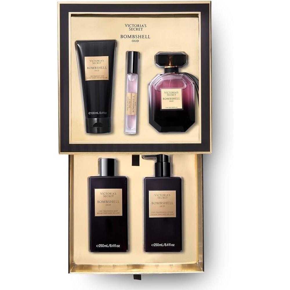 Victoria`s Secret Bombshell Oud 5 PC Gift Set For Women