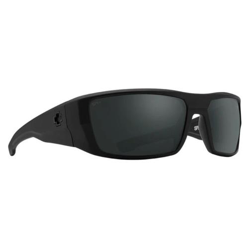 Spy Optic Dirk Sunglasses - Soft Mt Black / Happy Boost Polar Black Mirror - Frame: Soft Matte Black, Lens: Happy Boost Polar Black Mirror