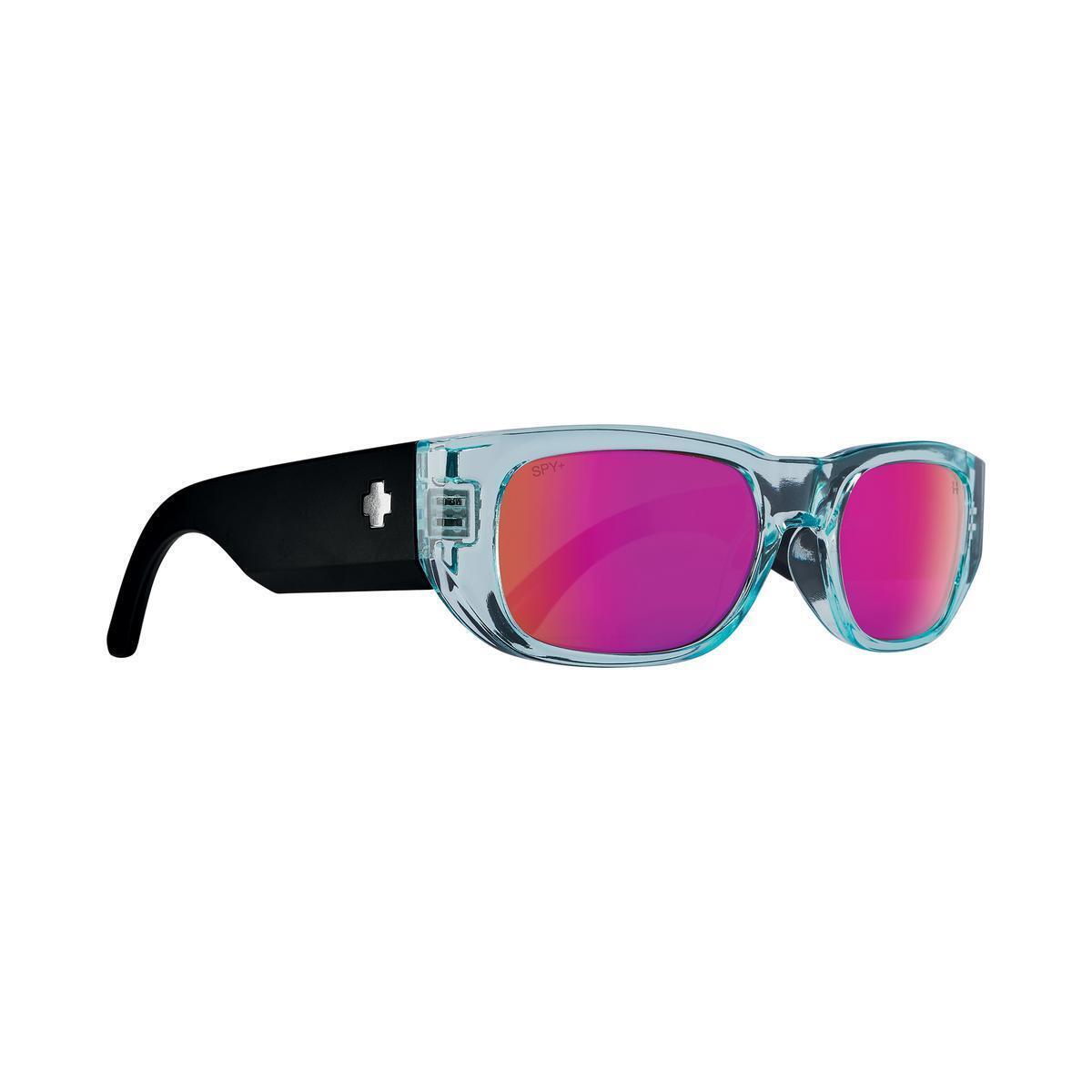 Spy Optic Genre Sunglasses Translucent Aqua Matte Black