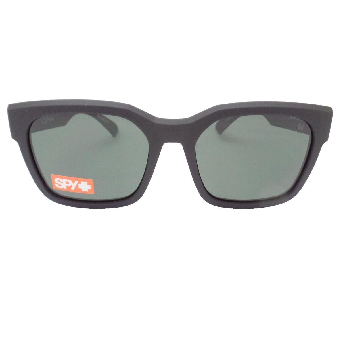 Spy Optics Dessa Soft Matte Black Green Grey Sunglasses