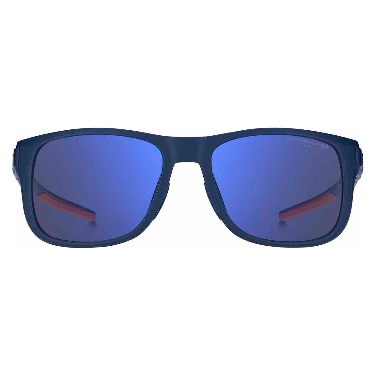 Tommy Hilfiger 1913/S Sunglasses Matte Blue Blue Multilayer Hightcont 55mm