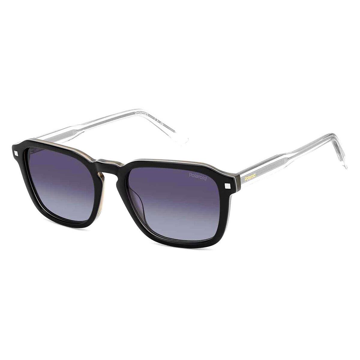 Polaroid Pld Sunglasses Black Beige / Gray SF Polarized 53mm - Frame: Black Beige / Gray SF Polarized, Lens: Gray SF Polarized