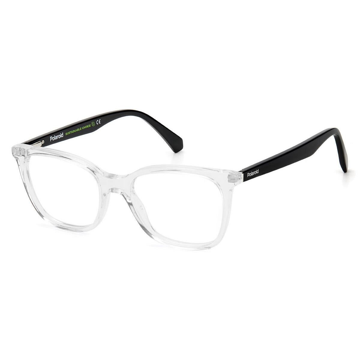 Polaroid D 423 Eyeglasses RX Women Crystal Rectangle 51mm