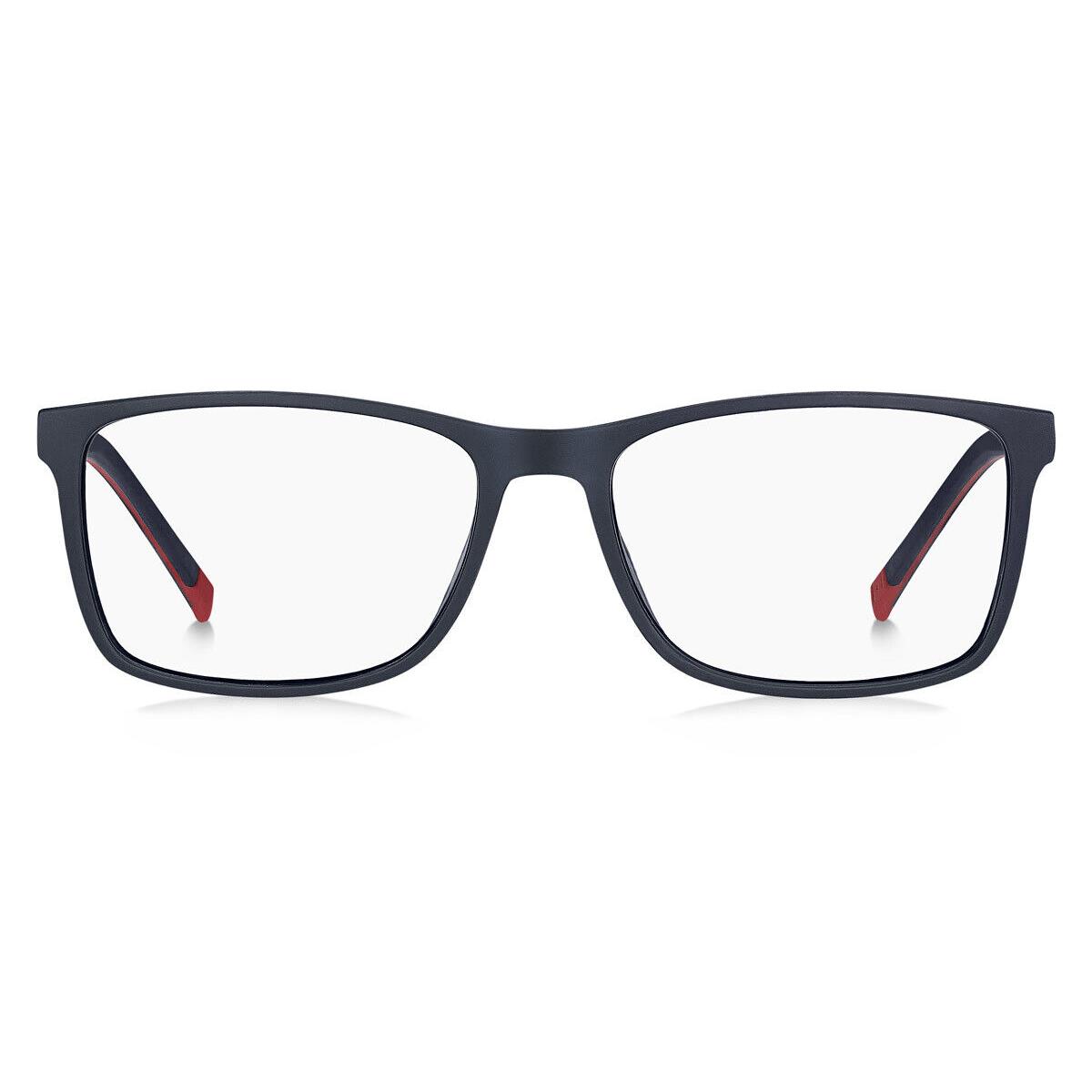 Tommy Hilfiger 1785 Eyeglasses 0FLL Matte Blue Rectangle 55mm