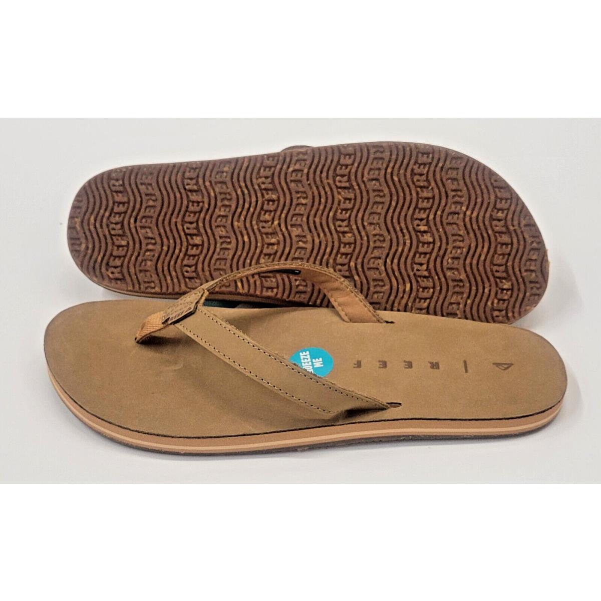 Reef Womens Solana Leather Tan 9