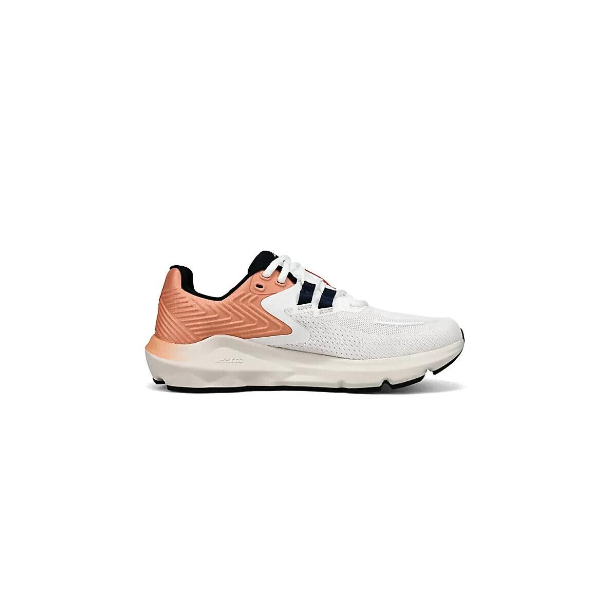 Altra Women Provision 7 White and Orange Running Shoes