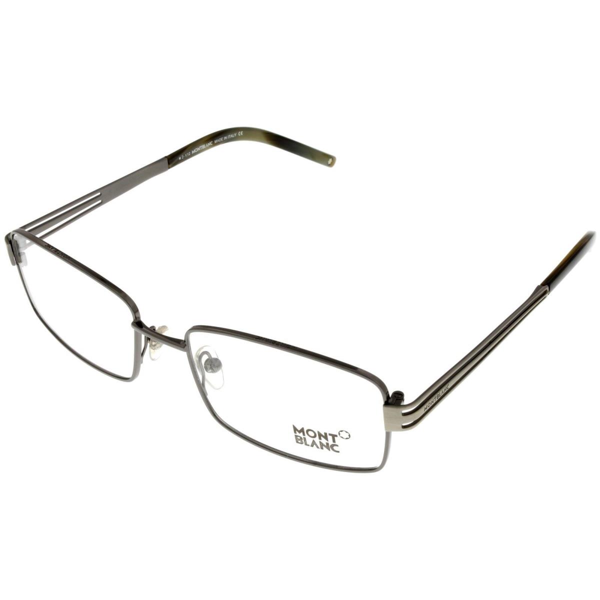 Montblanc Mont Blanc Eyeglasses Frame Unisex Silver MB0347 012 Rectangular