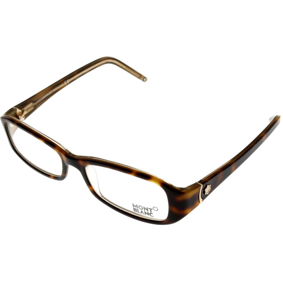 Montblanc Mont Blanc Eyeglasses Frame Brown Havana Womens MB0351 056 Rectangular