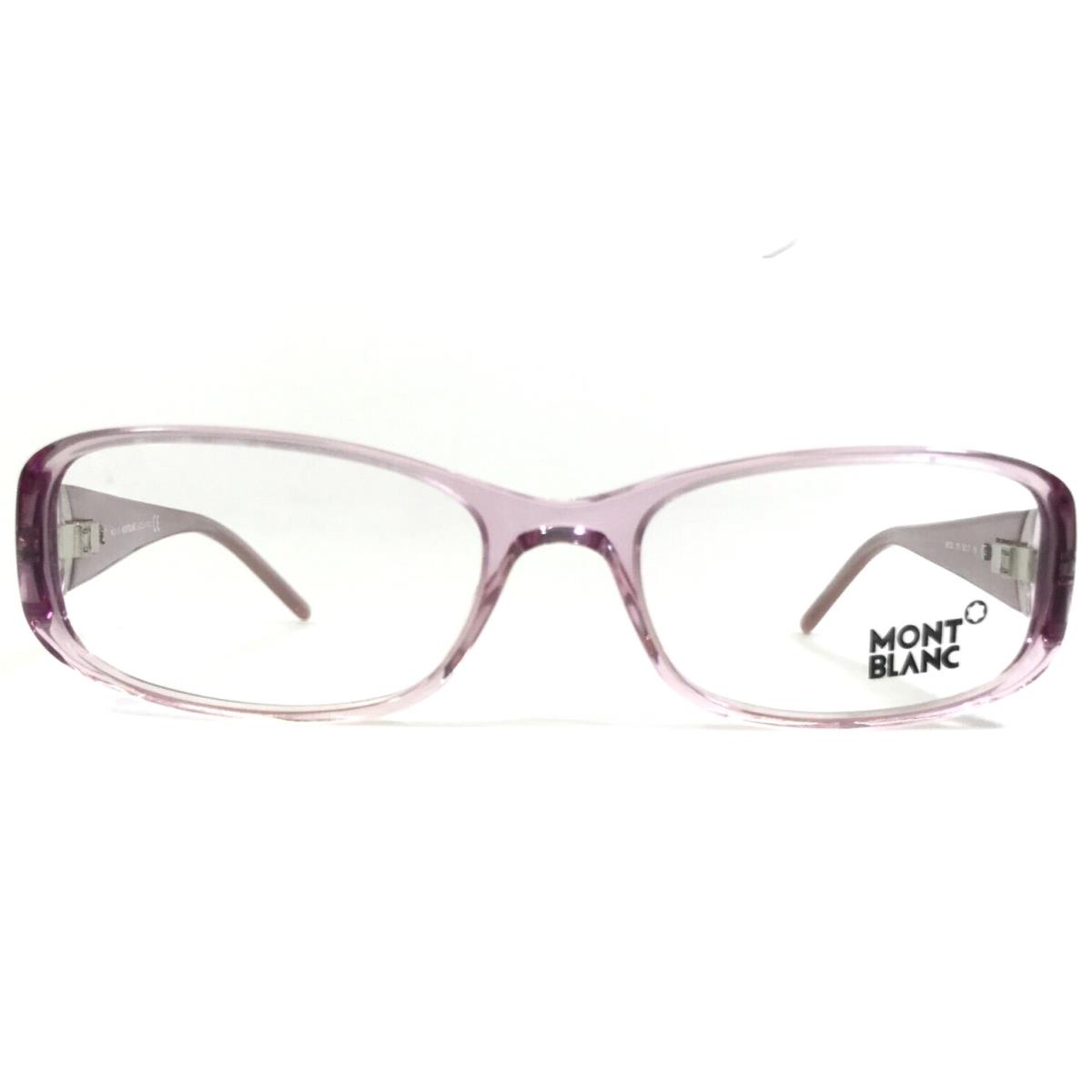 Montblanc Eyeglasses Frames MB 303 078 Clear Pink Purple Rectangular 53-17-135