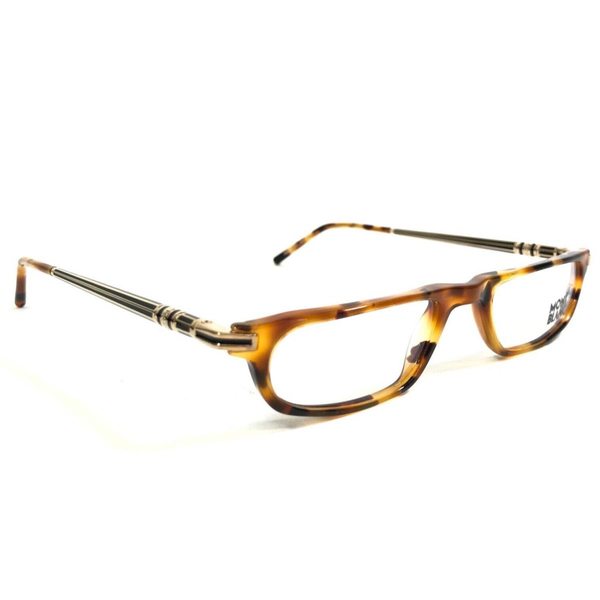 Montblanc Eyeglasses Frames MB 254 055 Brown Tortoise Black Gold 50-19-140