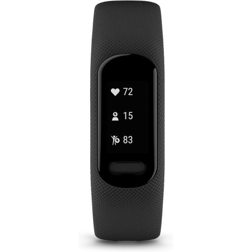 Garmin Vivosmart 5 Activity and Fitness Tracker Easy to Use Lightweight Black