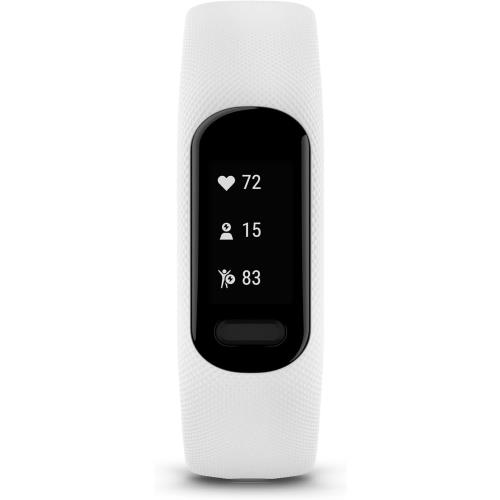 Garmin Vivosmart 5 Activity and Fitness Tracker Easy to Use Lightweight White