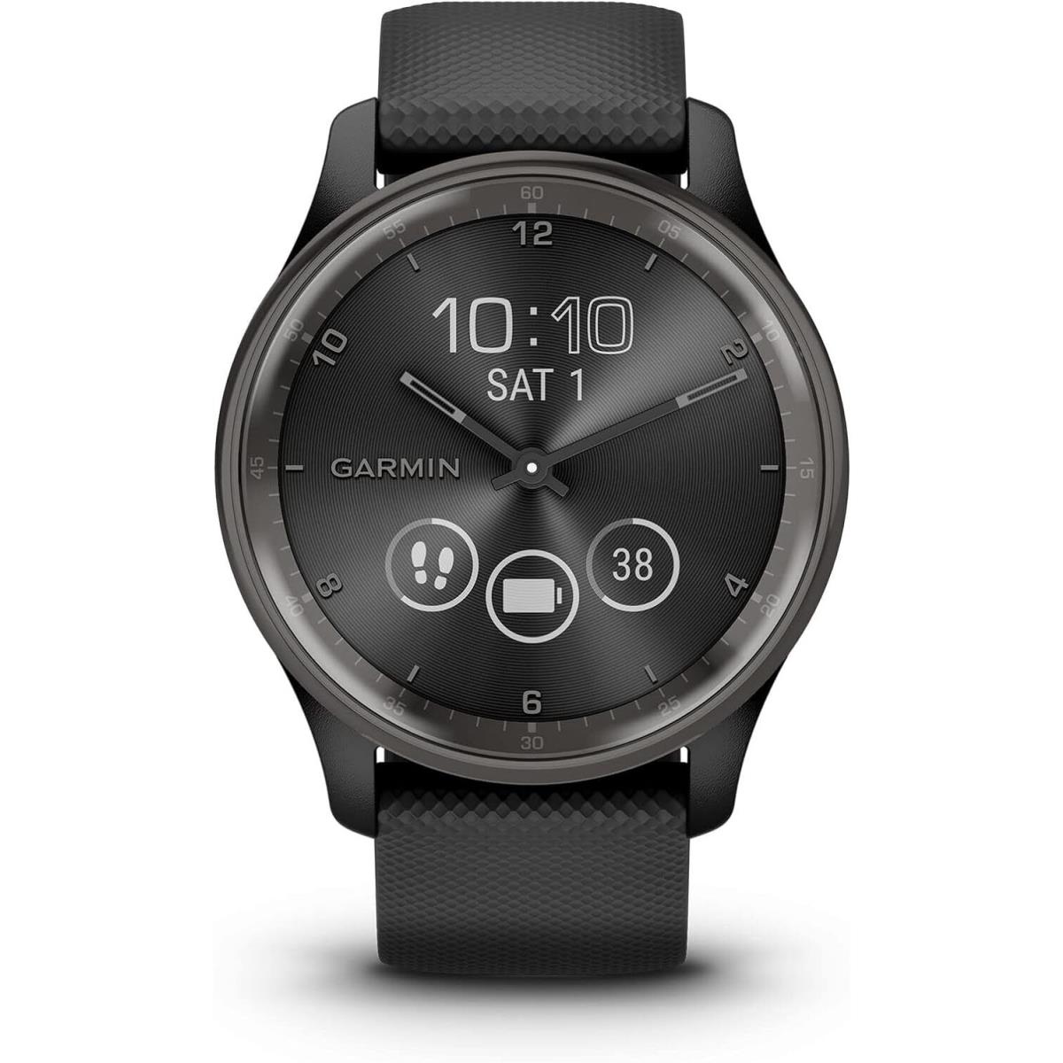 Garmin Vivomove Trend Hybrid Gps Smartwatch with Safety and Tracking Black