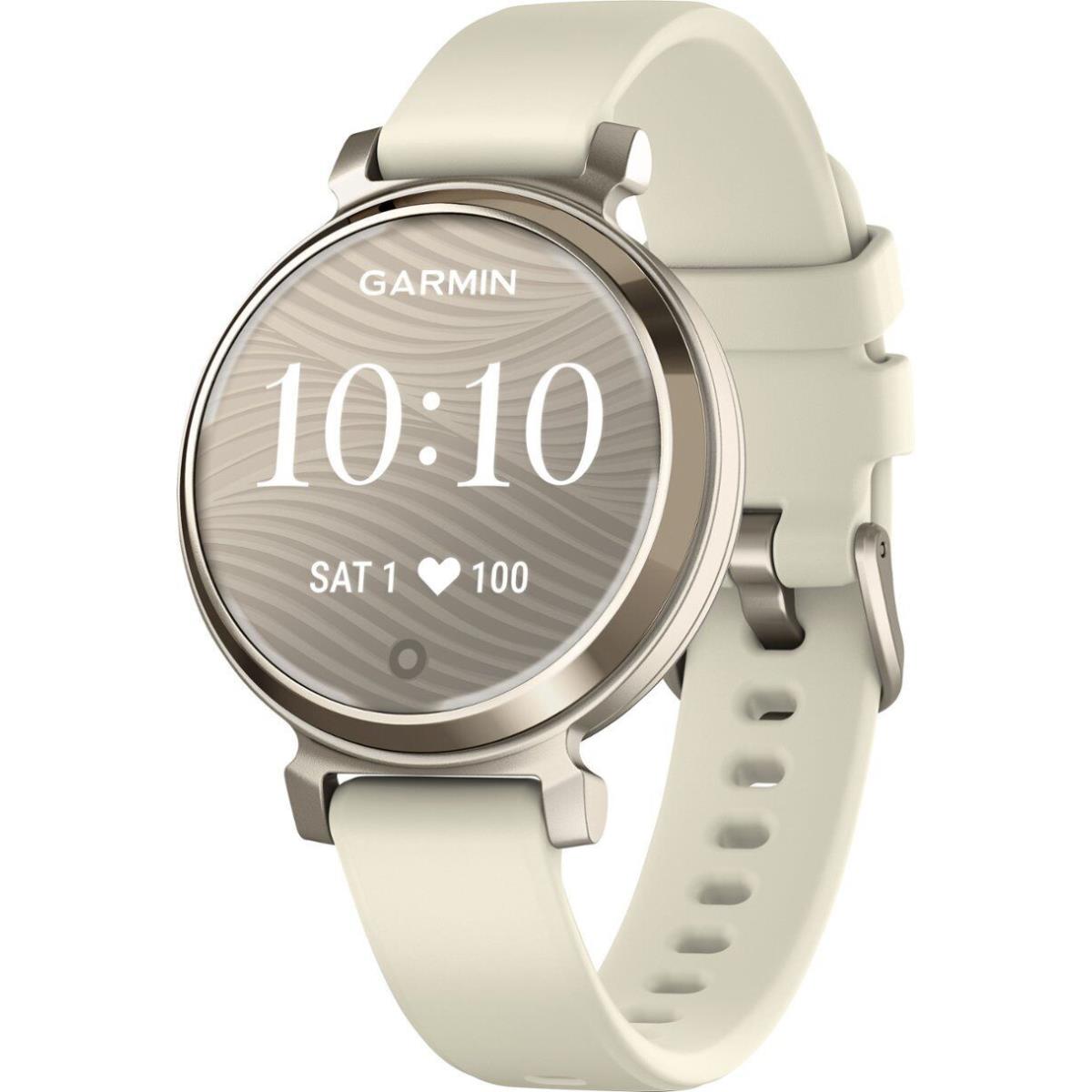 Garmin Lily 2 Series Small and Stylish Gps Smartwatch Track Your Health Cream Gold with Coconut