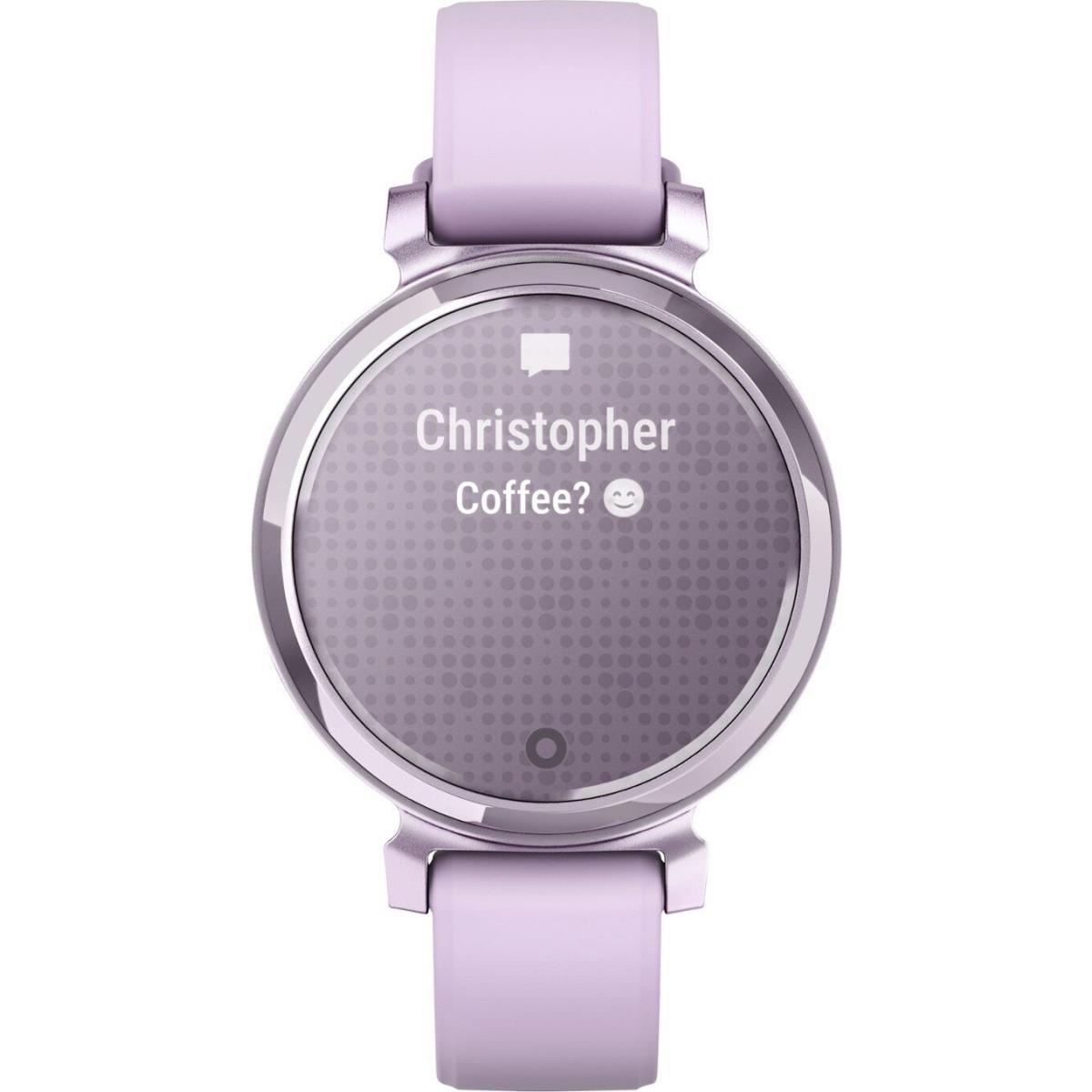 Garmin Lily 2 Series Small and Stylish Gps Smartwatch Track Your Health Metallic Lilac with Lilac