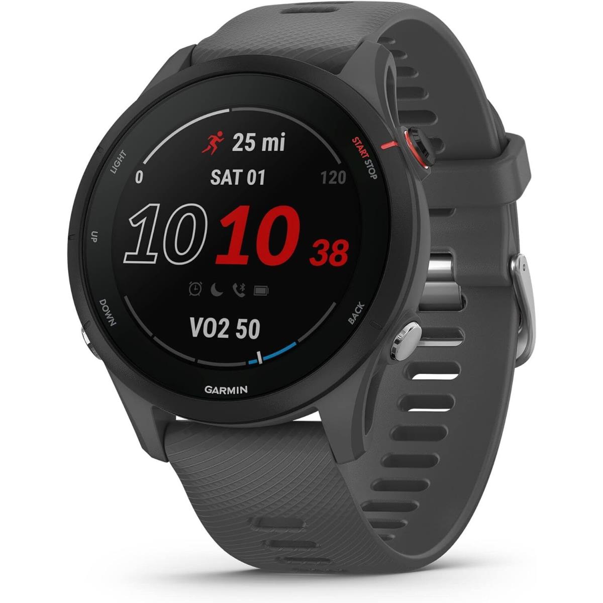 Garmin Forerunner 255 Series Gps Running Smartwatch with Bright Amoled Display Slate Gray