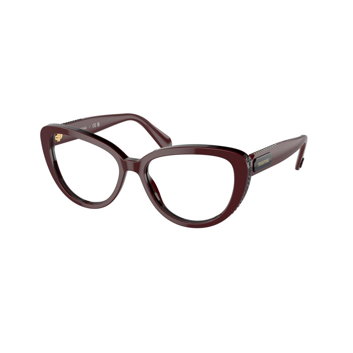 Swarovski SK2014 1019 Burgundy Demo Lens 54 mm Women`s Eyeglasses