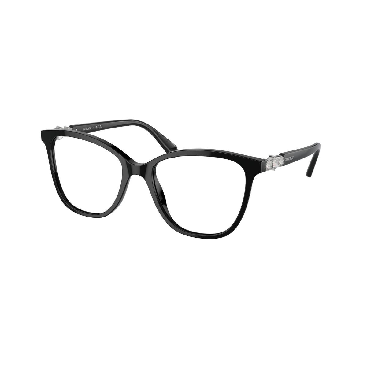 Swarovski SK2020 1001 Black Demo Lens 52 mm Women`s Eyeglasses