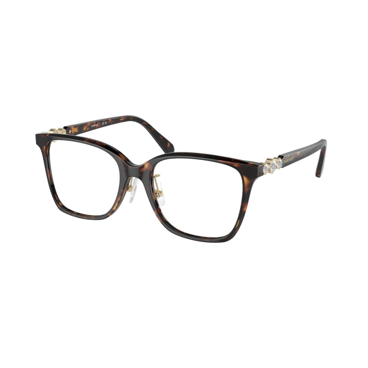 Swarovski SK2026D 1002 Havana Demo Lens 54 mm Women`s Eyeglasses