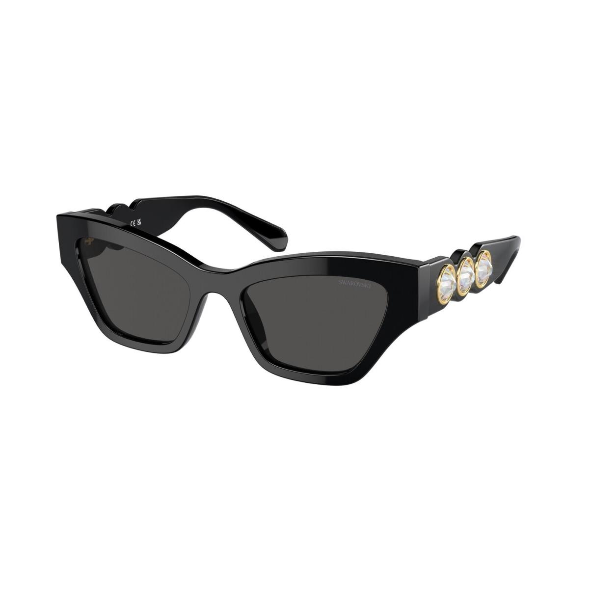 Swarovski SK6021 100187 Black Dark Grey 53 mm Women`s Sunglasses