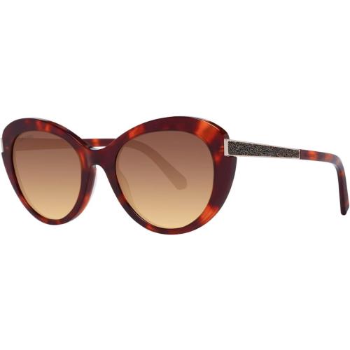 Swarovski SK0327 52F Sunglasses Dark Havana/gradient