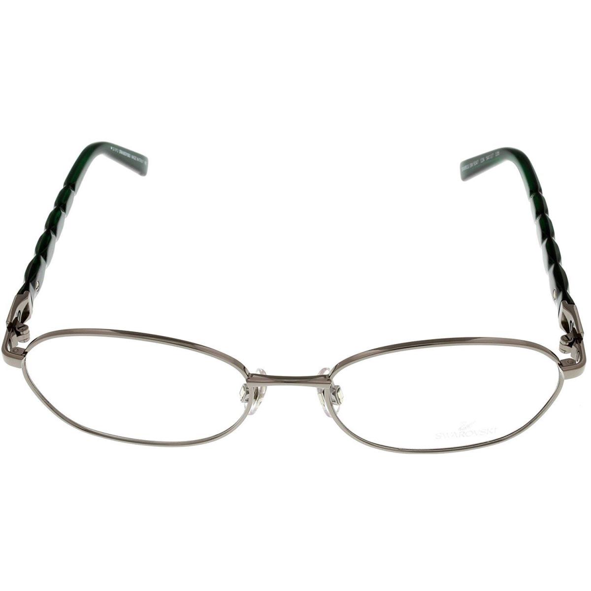 Swarovski Eyeglasses Frame Fashion Oval Women Green Bambou SW 5047 12A