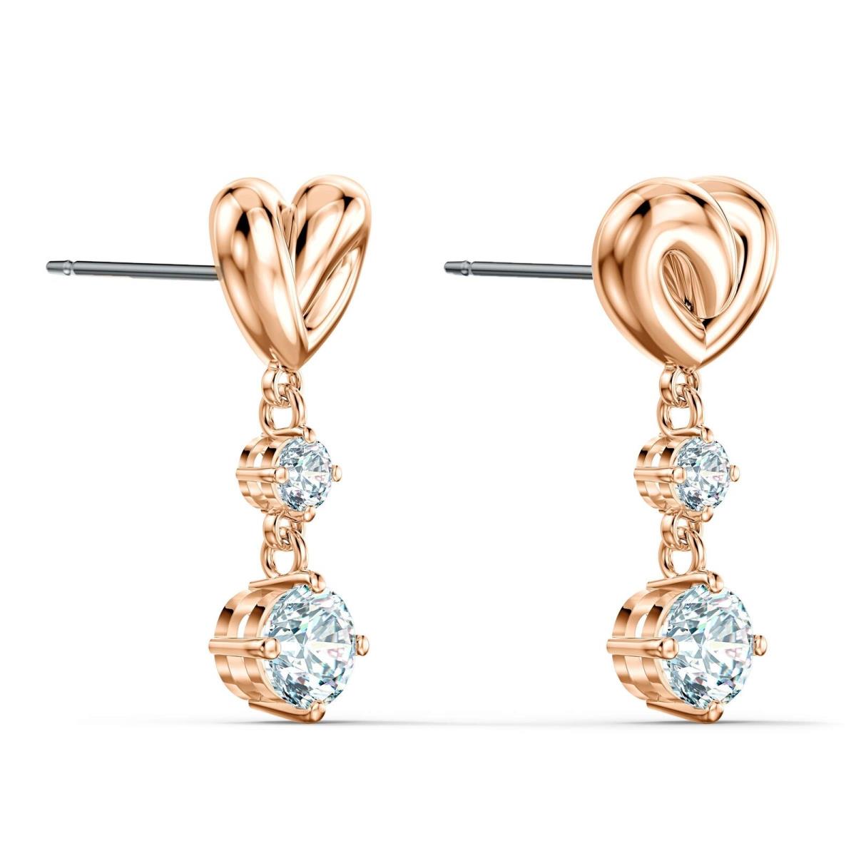 Swarovski Lifelong Heart Necklace Earrings and Bracelet Crystal Jewelry