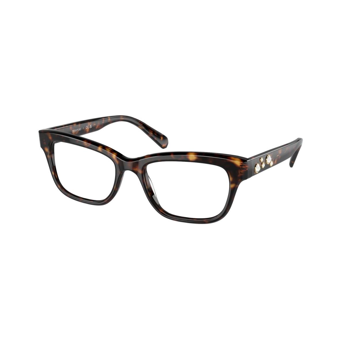 Swarovski SK2022F 1002 Dark Havana Demo Lens 55 mm Women`s Eyeglasses