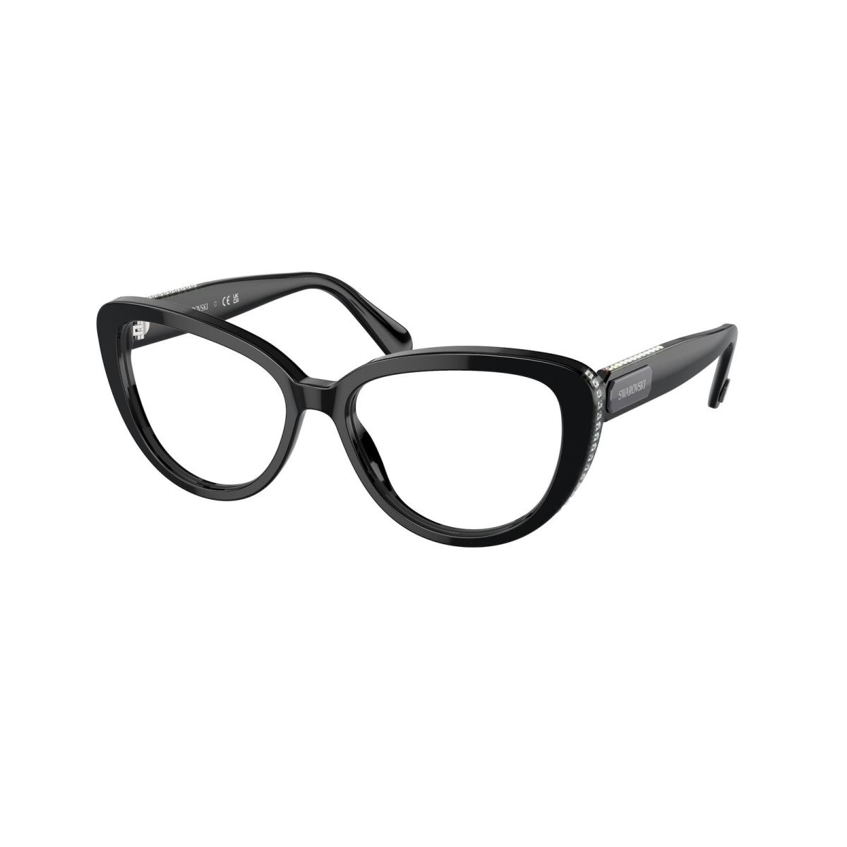 Swarovski SK2014 1010 Black Grey Demo Lens 54 mm Women`s Eyeglasses