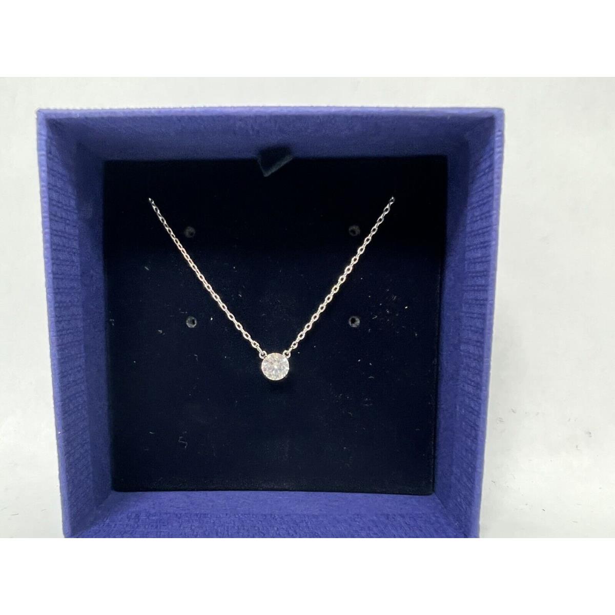 Swarovski Magic Pendant Women`s Necklace - White Rhodium Plated