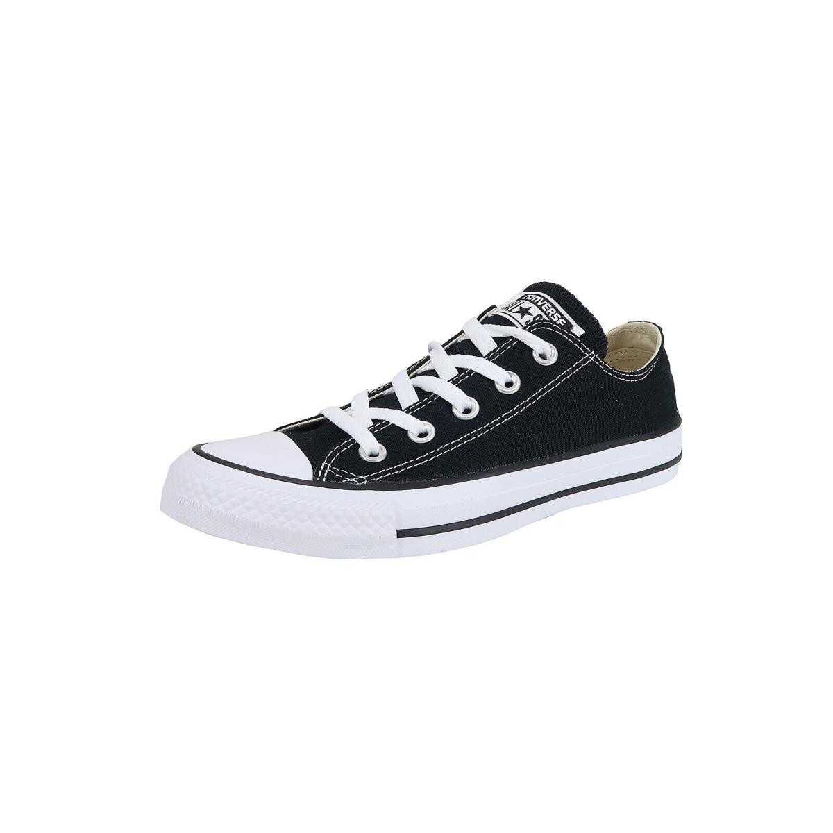 Converse Classic Women Girls All Star Chuck Taylor Low Top Black Canvas Sneaker