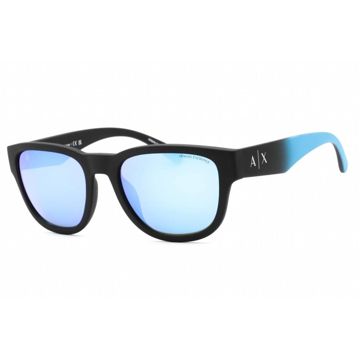 Armani Exchange Men`s Sunglasses Matte Black Square Plastic 0AX4115SU 832525