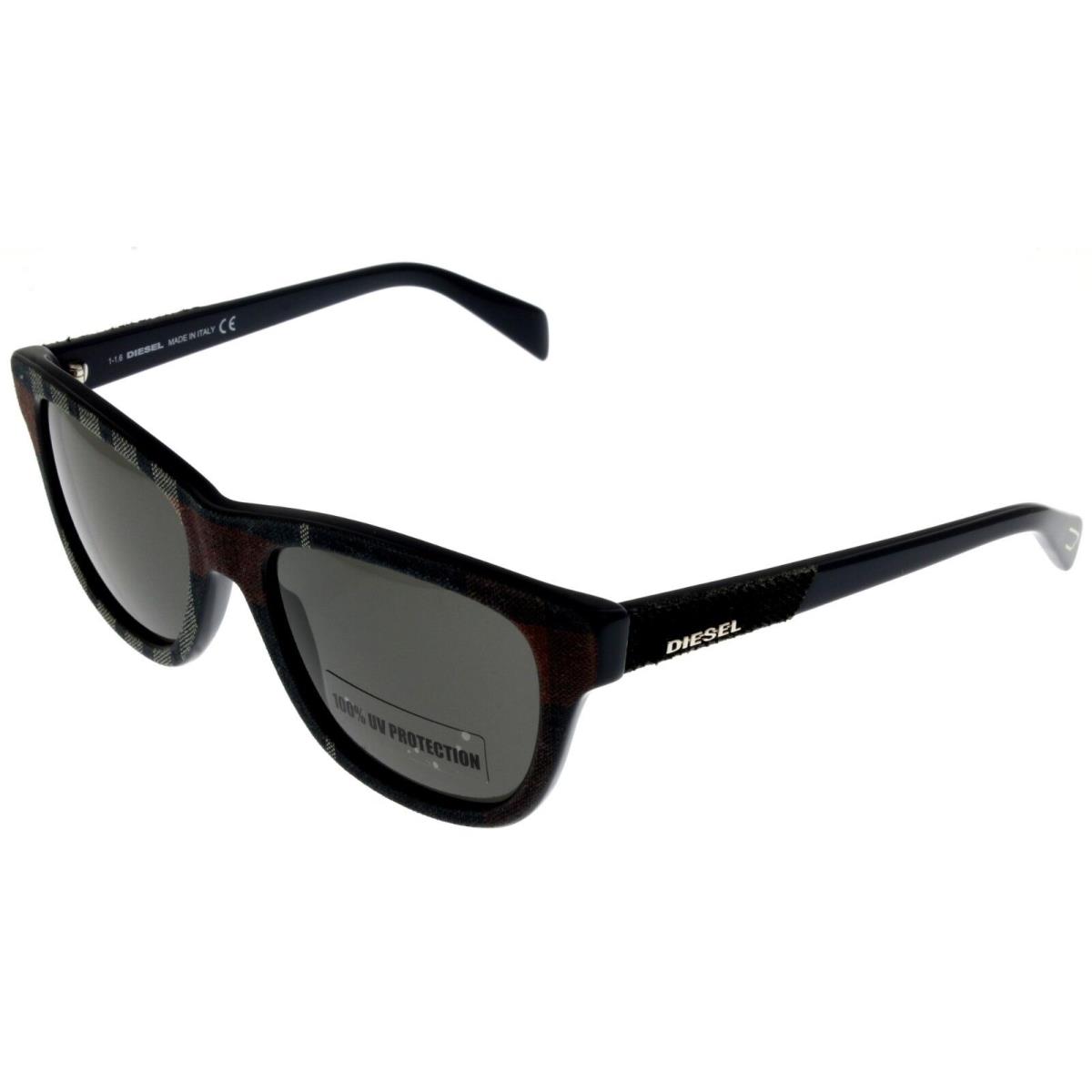 Diesel Sunglasses UV Protection Black Unisex Rectangular DL0111 92A