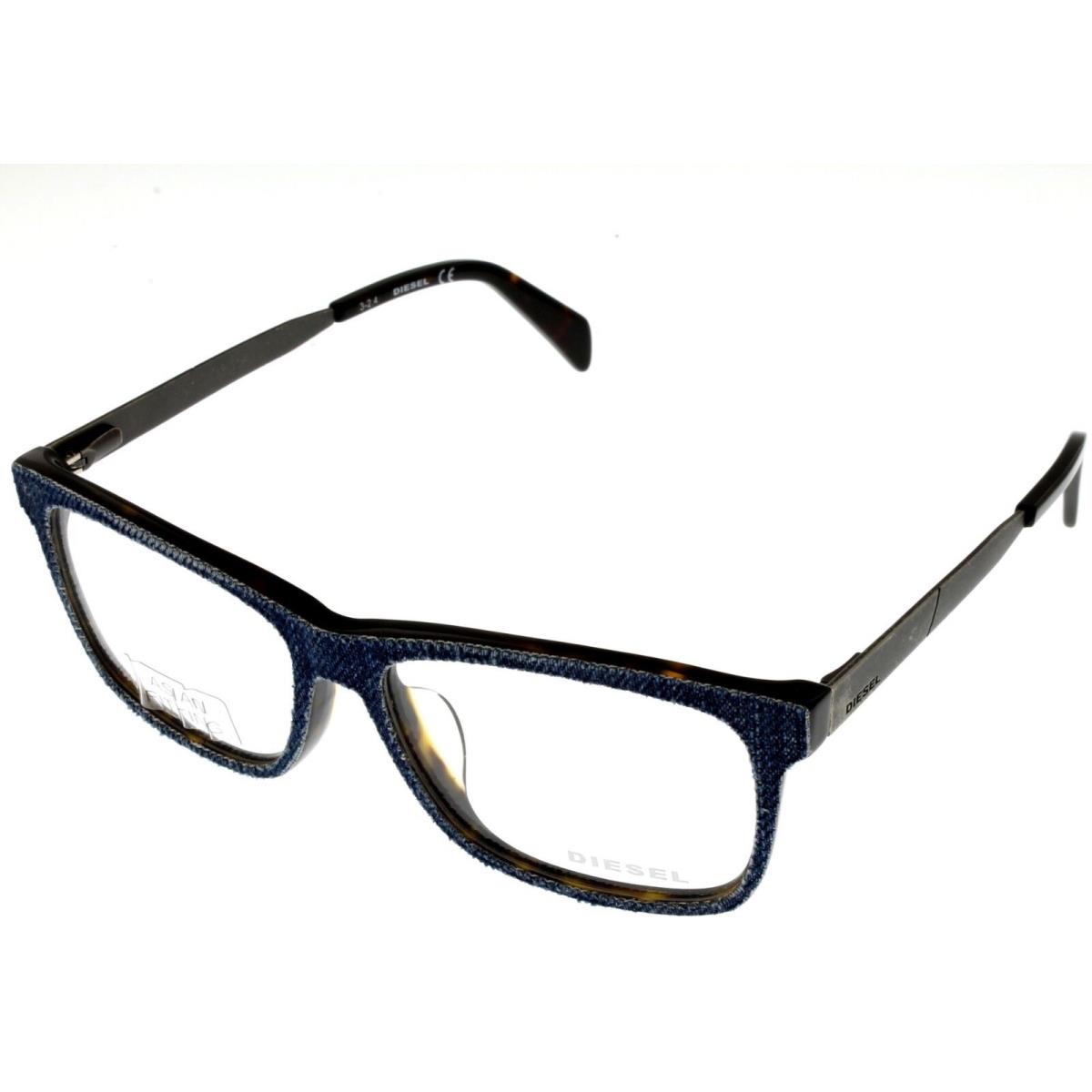 Diesel Eyeglasses Frame Men Blue Rectangular DL5161 055