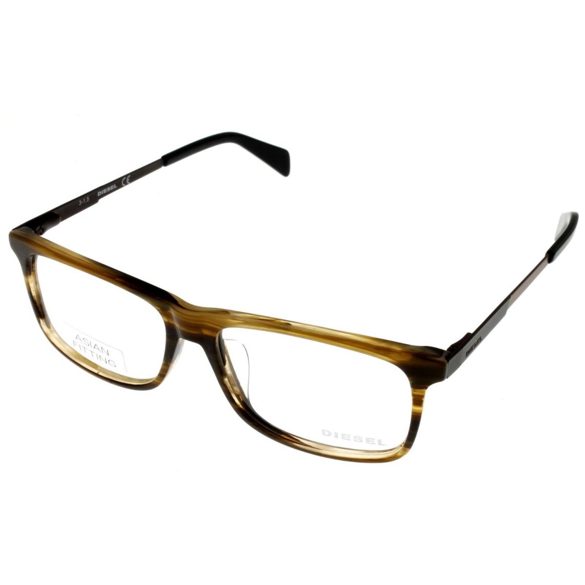 Diesel Eyeglasses Frame Men Havana Brown Rectangular DL5140 047