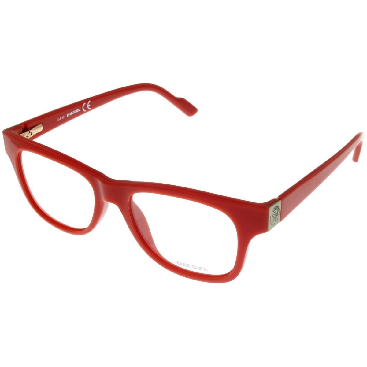 Diesel Women Eyeglasses Frame Red Rectangular DL5041 066