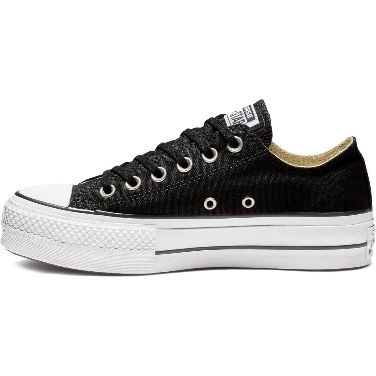 Converse Womens Chuck Taylor All Star Lift Sneakers Black Canvas US 9M - Black