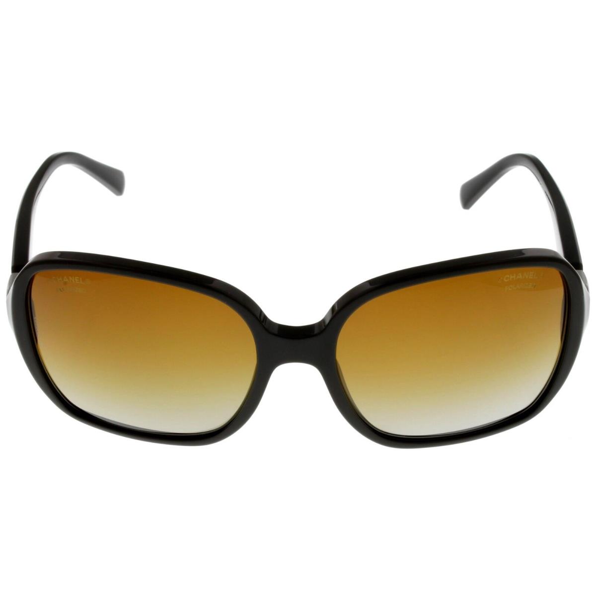 Chanel Sunglasses Unisex Brown Gradient Polarized Square CH5284 1460S9