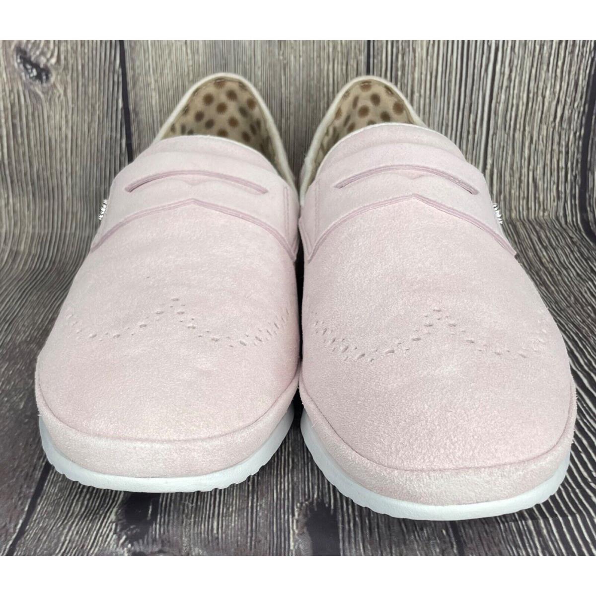 Ugg Cali Penny Suede Slip On Driver Loafer Shoes Rosetta Pink Men`s 11.5