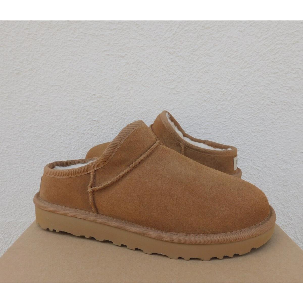 Ugg Chestnut Classic Slipper Suede/ Wool Slippers Women US 7/ Eur 38