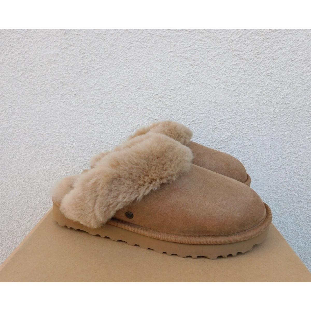 Ugg Classic Slipper II Suede/ Sheepskin Cuff Slippers Women US 12/ Eur 43