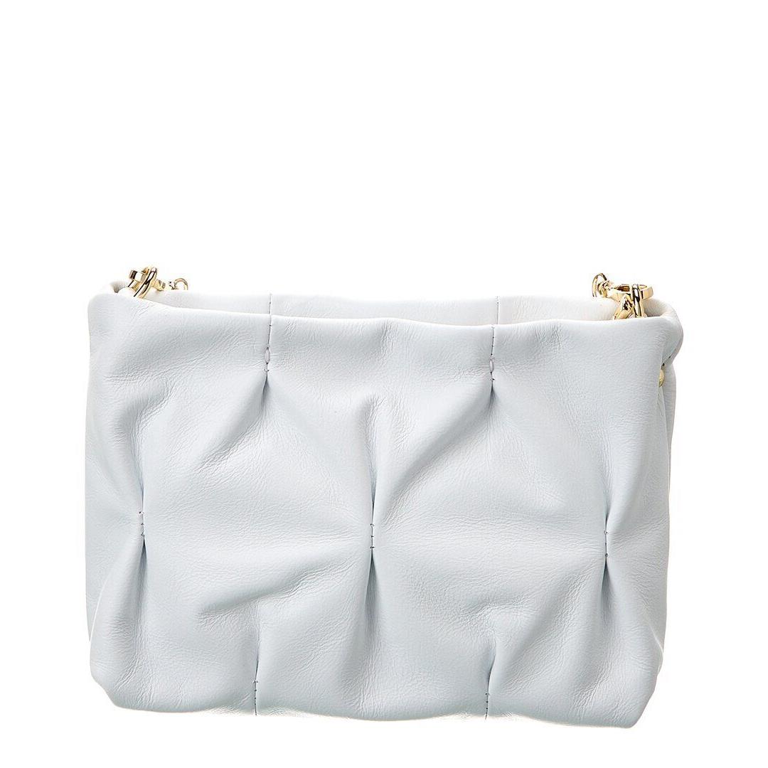 Coach Persaman York 1069 Leather Clutch Women`s White