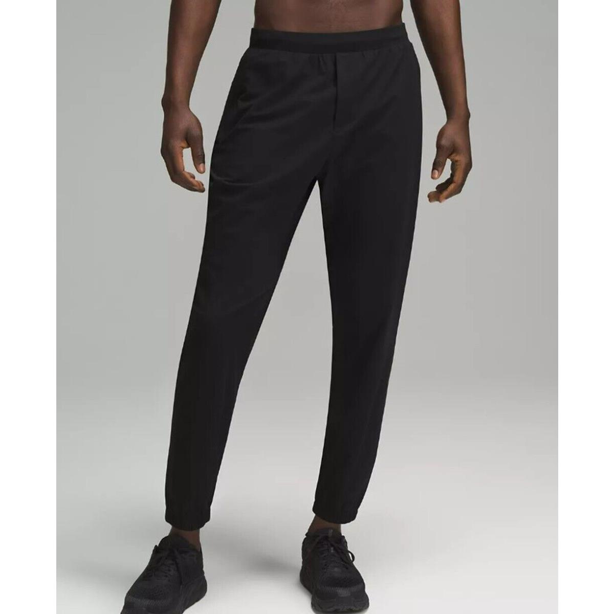 Lululemon Surge Jogger Men`s 2XL Black Zipperless Pocket Tapered Leg