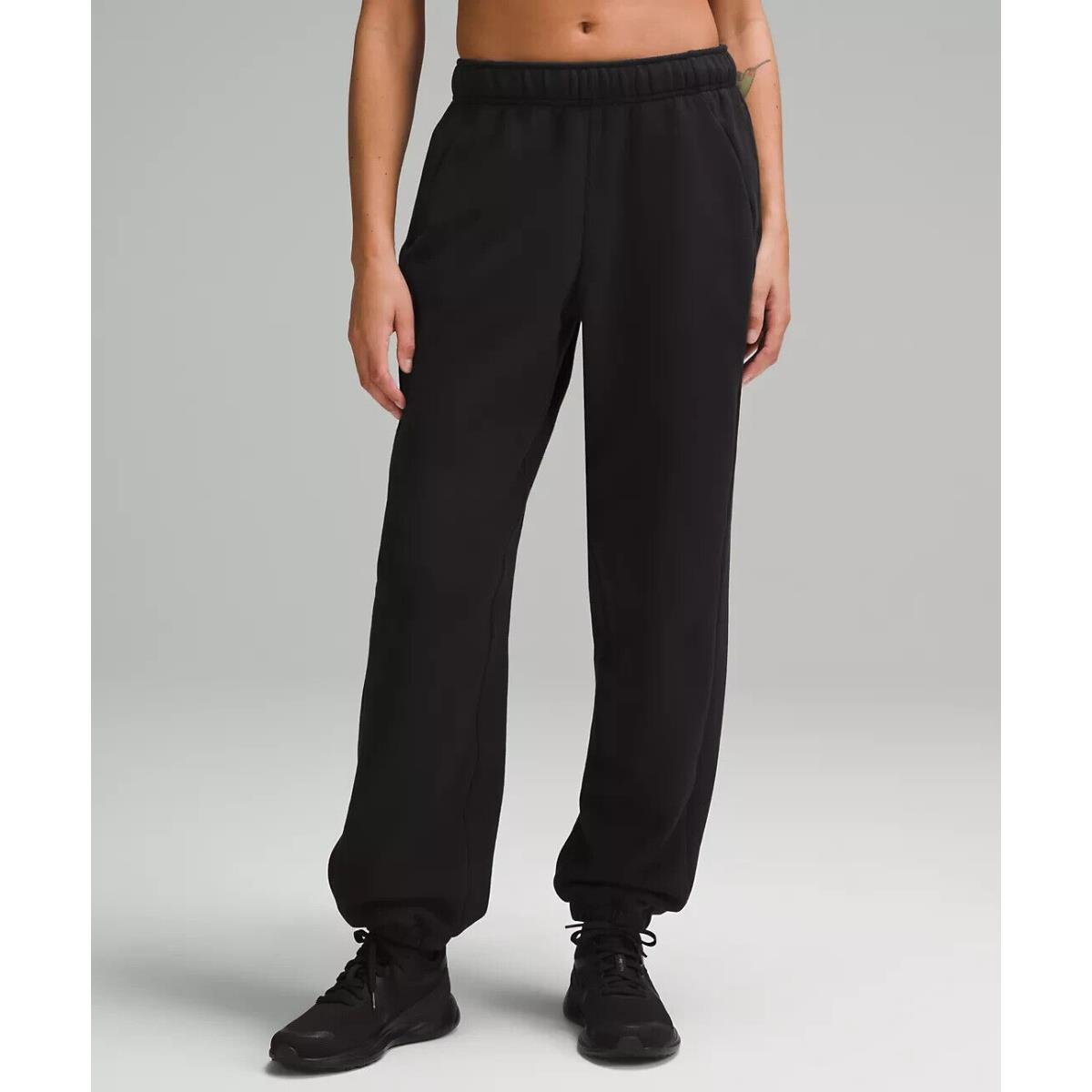 Lululemon Scuba Mid-rise Oversized Jogger Regular Black Size S. LW5GI0S