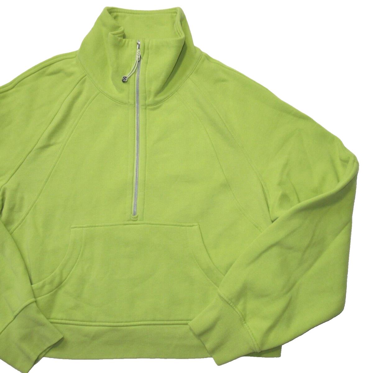 Lululemon Scuba Oversized Funnel Neck in Wasabi Green Fleece Sweatshirt M/l