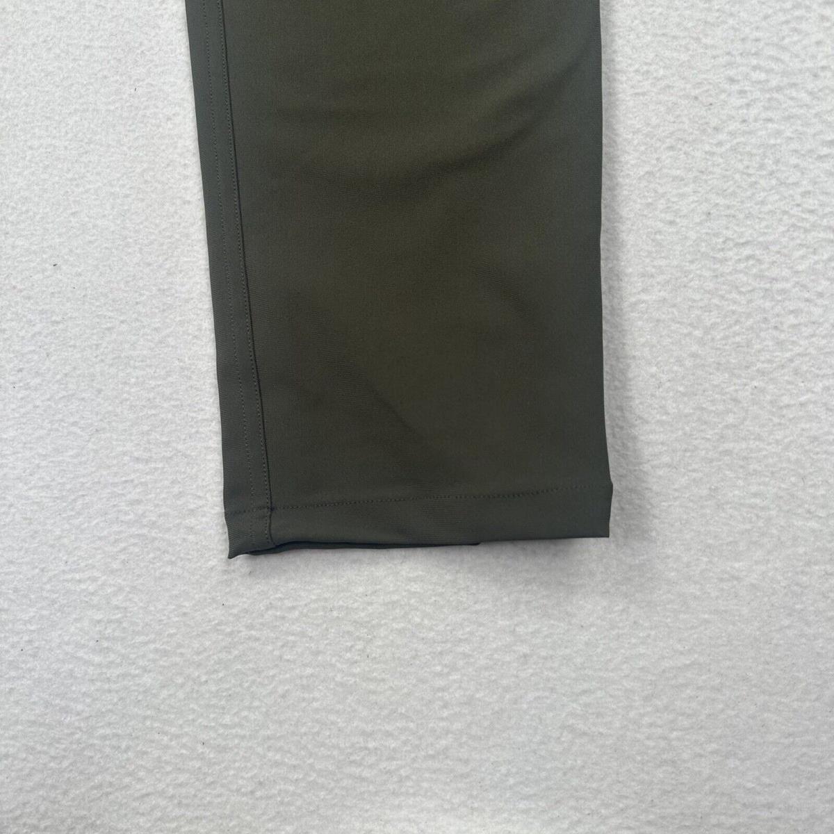 Lululemon Abc Men`s Pants Size 30X34 Slim Army Green 5 Pocket Technical Fabric