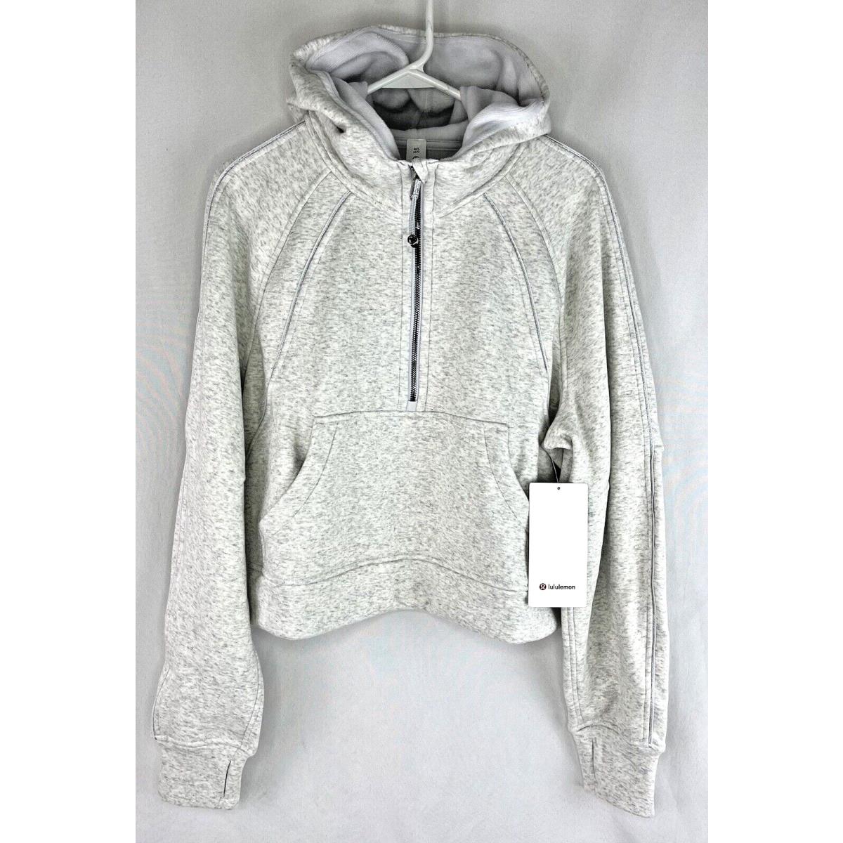 Lululemon Scuba Oversized 1/2 Zip Hoodie - M/l -heathered Gray - -free S/h